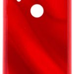 Nugarėlės dėklai Evelatus Xiaomi Redmi 7 Water Ripple Full Color Electroplating Tempered Glass Case Red