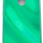 Nugarėlės dėklai Evelatus Xiaomi Redmi 7 Water Ripple Full Color Electroplating Tempered Glass Case Green