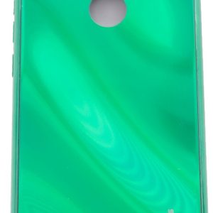 Nugarėlės dėklai Evelatus Xiaomi Redmi 7 Water Ripple Full Color Electroplating Tempered Glass Case Green