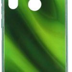 Nugarėlės dėklai Evelatus Xiaomi Xiaomi Redmi Note 8 / Redmi Note 8 2021 Water Ripple Full Color Electroplating Tempered Glass Case Green