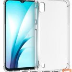 Nugarėlės dėklai Evelatus Samsung Galaxy A10 Military Shockproof Silicone Case TPU Transparent