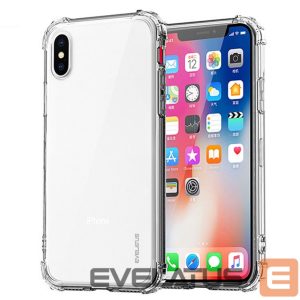 Nugarėlės dėklai Evelatus Xiaomi Note 8 Pro Military Shockproof Silicone Case TPU Transparent