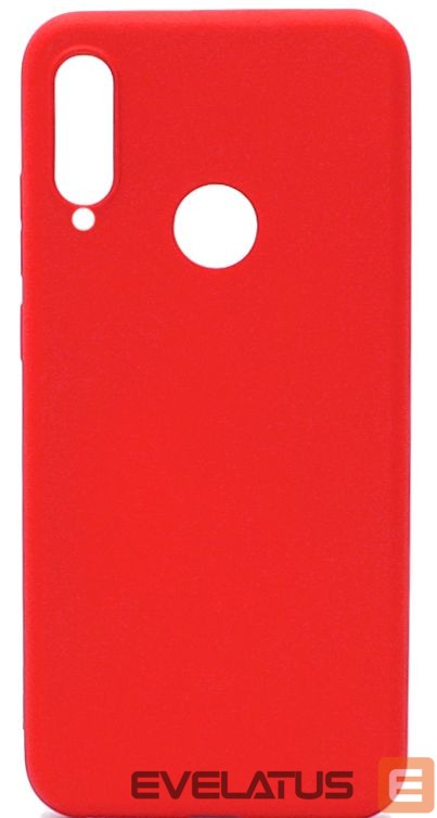 Nugarėlės dėklai Evelatus Huawei P30 Lite Nano Silicone Case Soft Touch TPU Red