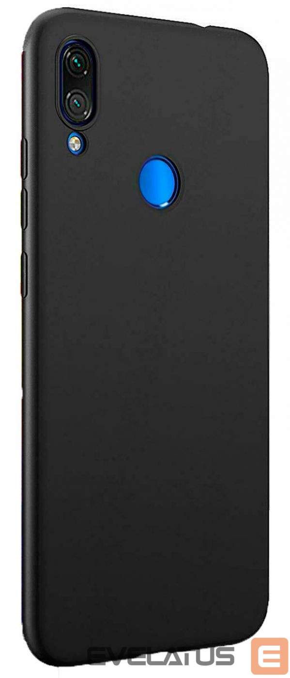 Nugarėlės dėklai Evelatus Xiaomi Note 7 Nano Silicone Case Soft Touch TPU Black