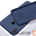Nugarėlės dėklai Evelatus Xiaomi Redmi 7a Nano Silicone Case Soft Touch TPU Dark Blue