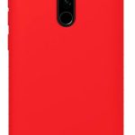 Nugarėlės dėklai Evelatus Xiaomi Note 8 Pro Nano Silicone Case Soft Touch TPU Red
