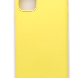 Nugarėlės dėklai Evelatus Apple iPhone 11 Pro Max Nano Silicone Case Soft Touch TPU Yellow