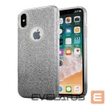 Nugarėlės dėklai iLike  Xiaomi Redmi Note 8 / Redmi Note 8 2021 BLING Back Case Black