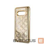 Nugarėlės dėklai Guess Samsung Galaxy S10e Glitter 4G Peony Hard Case Gold