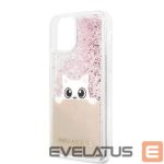 Nugarėlės dėklai Guess Apple iPhone 11 Pro Glitter Peek and Boo Cover Pink