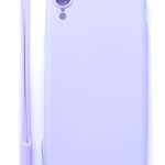 Nugarėlės dėklai Evelatus Apple iPhone XR Soft Touch Silicone Case with Strap Purple