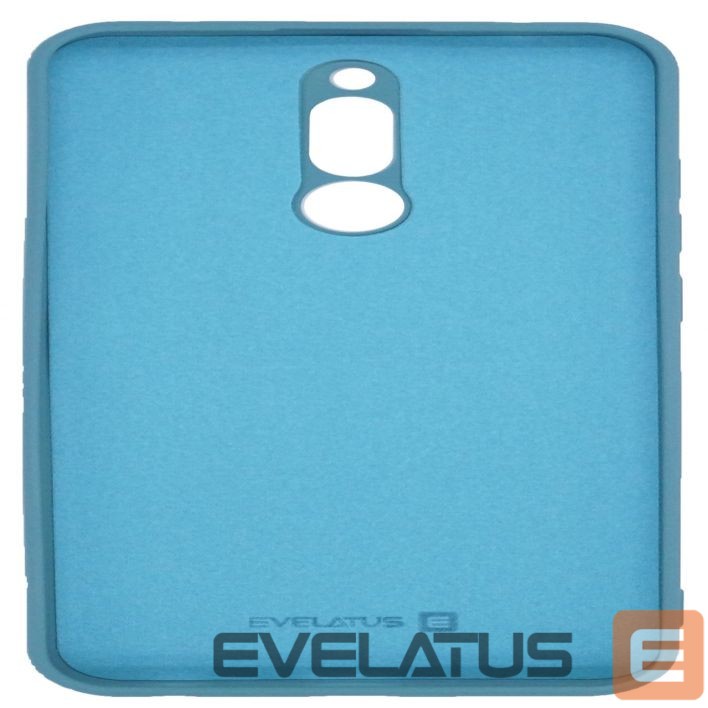 Nugarėlės dėklai Evelatus Xiaomi Redmi 8 Soft Touch Silicone Case with Strap Blue