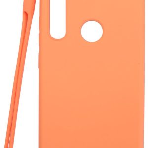 Nugarėlės dėklai Evelatus Xiaomi Xiaomi Redmi Note 8 / Redmi Note 8 2021 Soft Touch Silicone Case with Strap Pink
