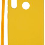 Nugarėlės dėklai Evelatus Xiaomi Xiaomi Redmi Note 8 / Redmi Note 8 2021 Soft Touch Silicone Case with Strap Yellow