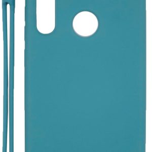 Nugarėlės dėklai Evelatus Xiaomi Xiaomi Redmi Note 8 / Redmi Note 8 2021 Soft Touch Silicone Case with Strap Blue