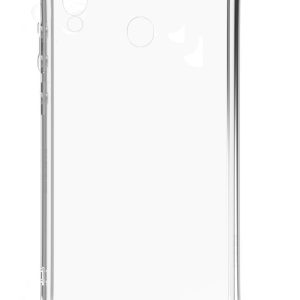 Nugarėlės dėklai Evelatus Samsung Galaxy A20e Silicone Transparent with Necklace TPU Strap Gold