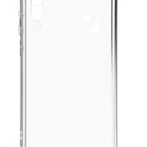 Nugarėlės dėklai Evelatus Samsung Galaxy A50 Silicone Transparent with Necklace TPU Strap Gold