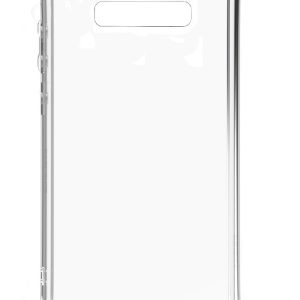 Nugarėlės dėklai Evelatus Samsung Galaxy S10 Silicone Transparent with Necklace TPU Strap Space Gray