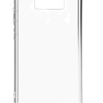 Nugarėlės dėklai Evelatus Samsung Galaxy S10e Silicone Transparent with Necklace TPU Space Gray
