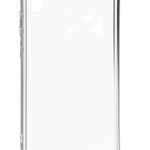 Nugarėlės dėklai Evelatus Apple iPhone X/XS Silicone Transparent with Necklace TPU Strap Silver