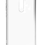Nugarėlės dėklai Evelatus Xiaomi Note 8 Pro Silicone Transparent with Necklace TPU Strap Gold
