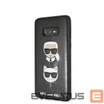 Nugarėlės dėklai Karl Lagerfeld Samsung Galaxy S10e Karl and Choupette Hard Case Black