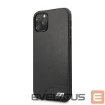 Nugarėlės dėklai BMW Apple iPhone 11 Pro Hardcase Smooth PU Leather Black