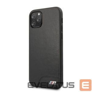 Nugarėlės dėklai BMW Apple iPhone 11 Pro Hardcase Smooth PU Leather Black