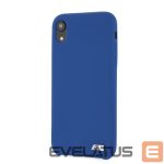 Nugarėlės dėklai BMW Apple iPhone XR Hardcase Silicone Navy
