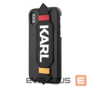 Nugarėlės dėklai Karl Lagerfeld Apple iPhone X/XS PU Case With Strap Black