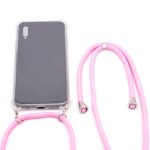 Nugarėlės dėklai Evelatus Samsung A40 Case with rope Pink Transparent
