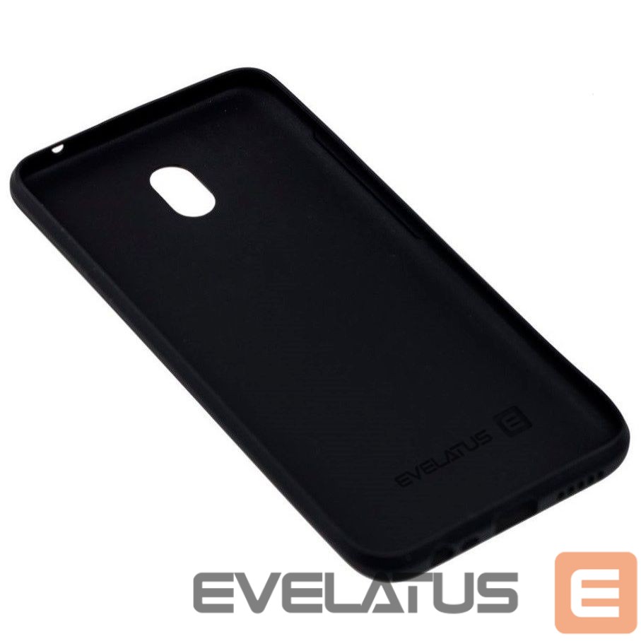 Nugarėlės dėklai Evelatus Xiaomi Redmi 8a Soft Touch Silicone Black