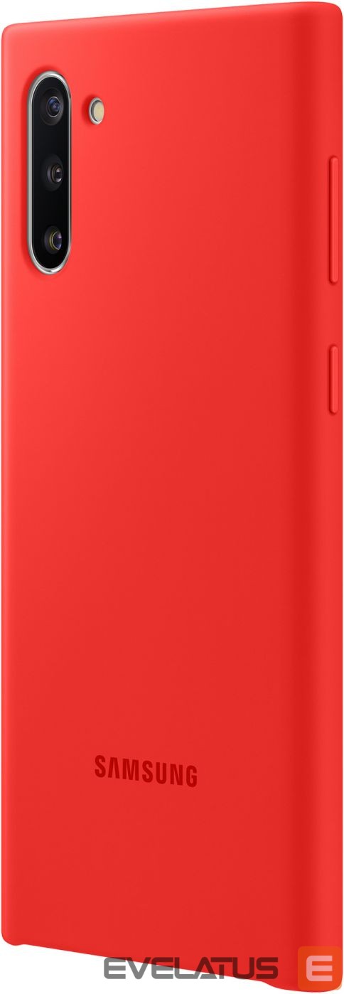 Nugarėlės dėklai Samsung Note 10 Silicone cover Red