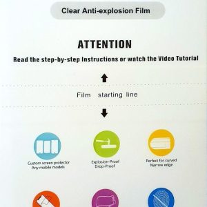 Apsauginė plėvelė Evelatus Universal Tablet Hydrogel film for cutter Transparent