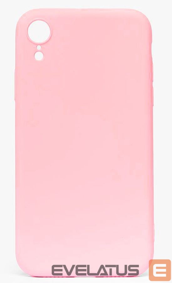 Nugarėlės dėklai Evelatus Apple iPhone XR Nano Silicone Case Soft Touch TPU Light Pink