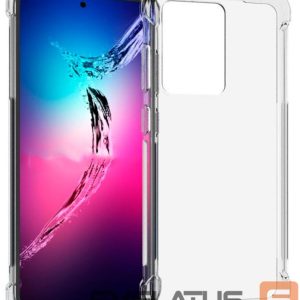 Nugarėlės dėklai Evelatus Samsung Galaxy S20 Ultra Military Shockproof Silicone Case TPU Transparent