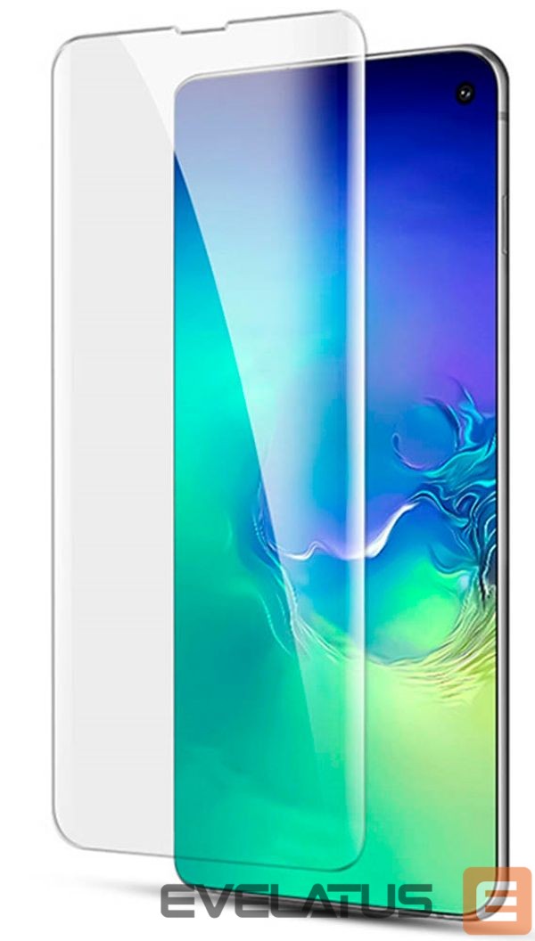 Apsauginiai stiklai Evelatus Samsung Galaxy S10 Plus Clear Glass UV + Glue