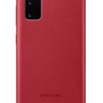 Nugarėlės dėklai Samsung - Galaxy S20 Leather Cover case Red