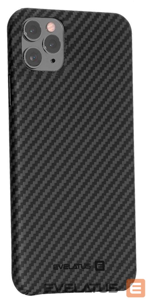 Nugarėlės dėklai Evelatus Apple iPhone 11 Pro Premium Carbon Case ECCI11 Black