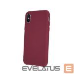 Nugarėlės dėklai iLike Samsung Note 10 Lite / A81 Silicone Case Burgundy
