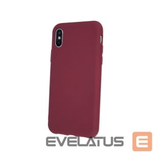 Nugarėlės dėklai iLike Samsung Note 10 Lite / A81 Silicone Case Burgundy