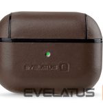 Dėklai ausinėms Evelatus Apple AirPods Pro Leather Protective Case Brown