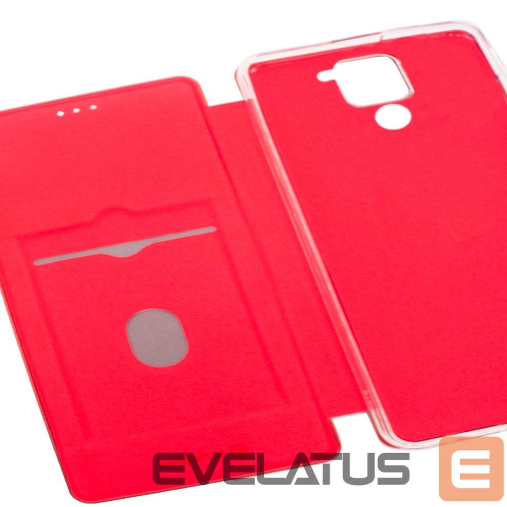 Knygos tipo dėklas dėklai Evelatus Xiaomi Note 9 Book Case Wine Red