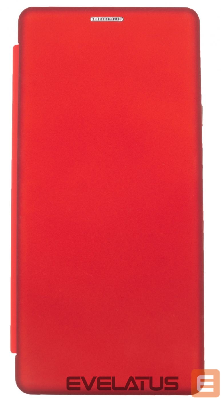 Knygos tipo dėklas dėklai Evelatus Xiaomi Note 9 Book Case Wine Red