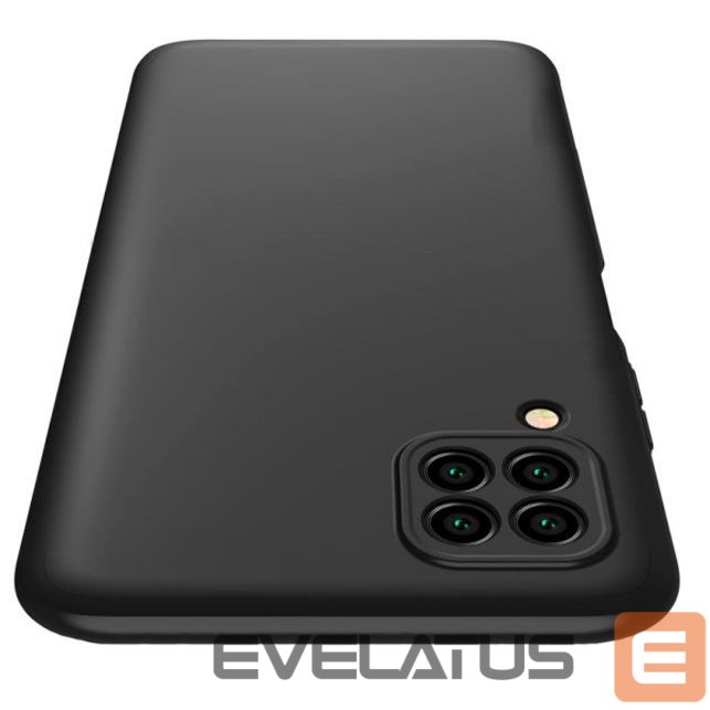 Nugarėlės dėklai Evelatus Huawei P40 Lite Nano Silicone Case Soft Touch TPU Black