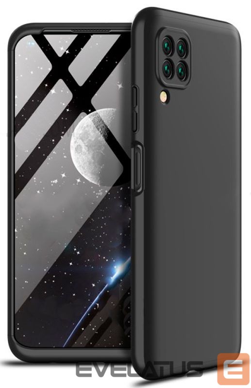 Nugarėlės dėklai Evelatus Huawei P40 Lite Nano Silicone Case Soft Touch TPU Black