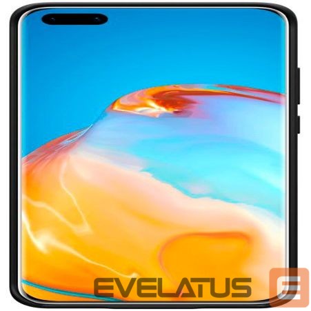 Nugarėlės dėklai Evelatus Huawei P40 Pro Nano Silicone Case Soft Touch TPU Black