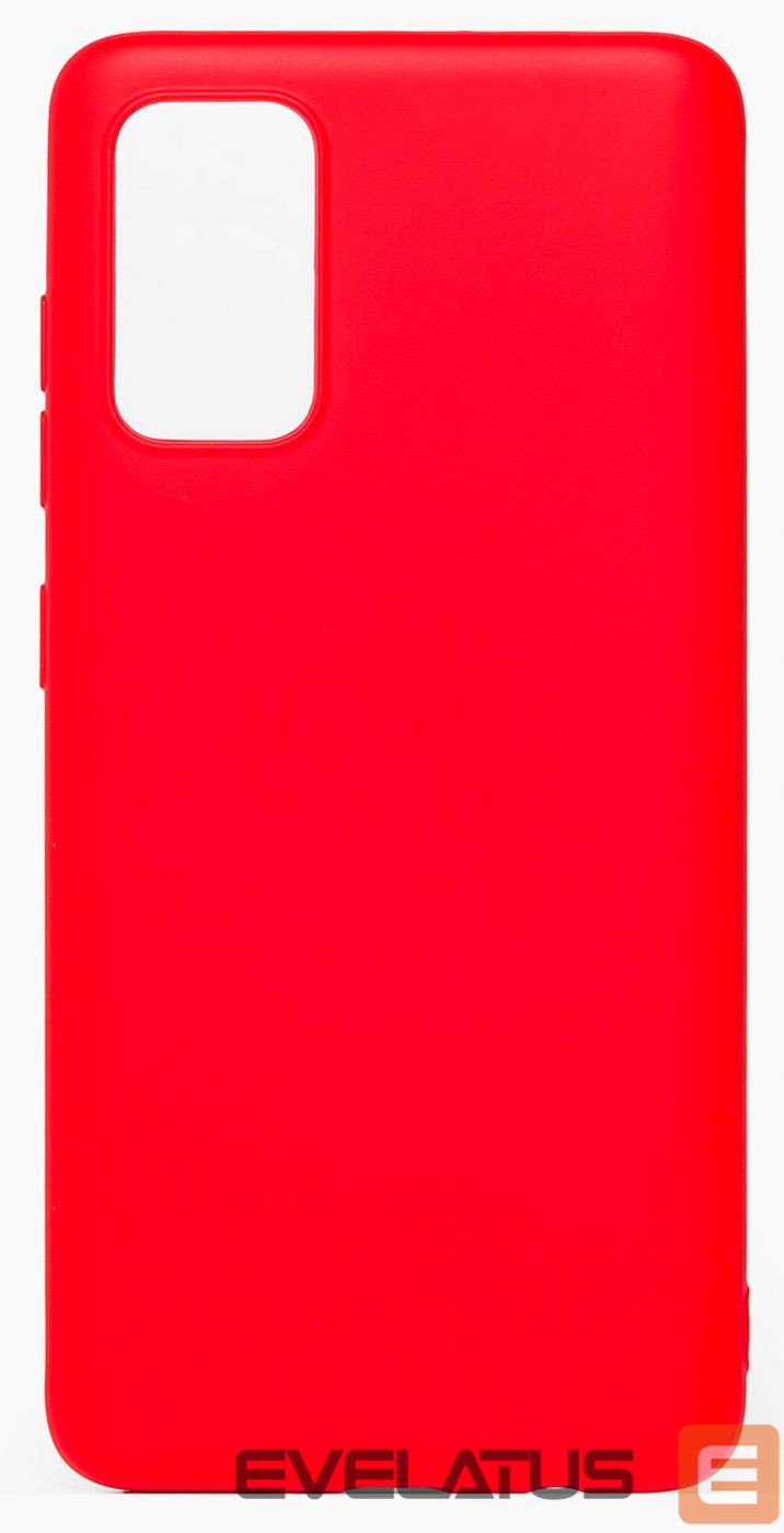 Nugarėlės dėklai Evelatus Samsung Galaxy S20 Plus Nano Silicone Case Soft Touch TPU Red