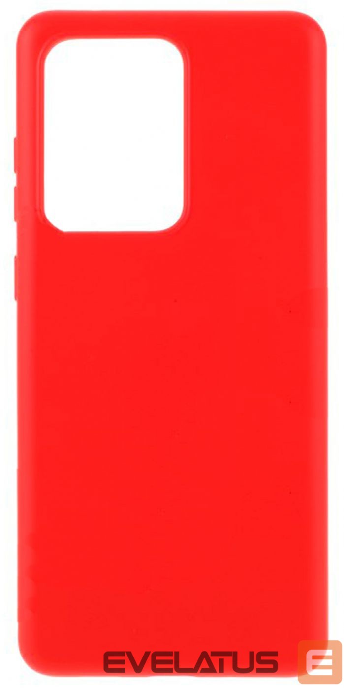 Nugarėlės dėklai Evelatus Samsung Galaxy S20 Ultra Nano Silicone Case Soft Touch TPU Red