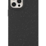 Nugarėlės dėklai Eco Apple iPhone 12 Pro Max Silicone Cover Phone Shell Case Black